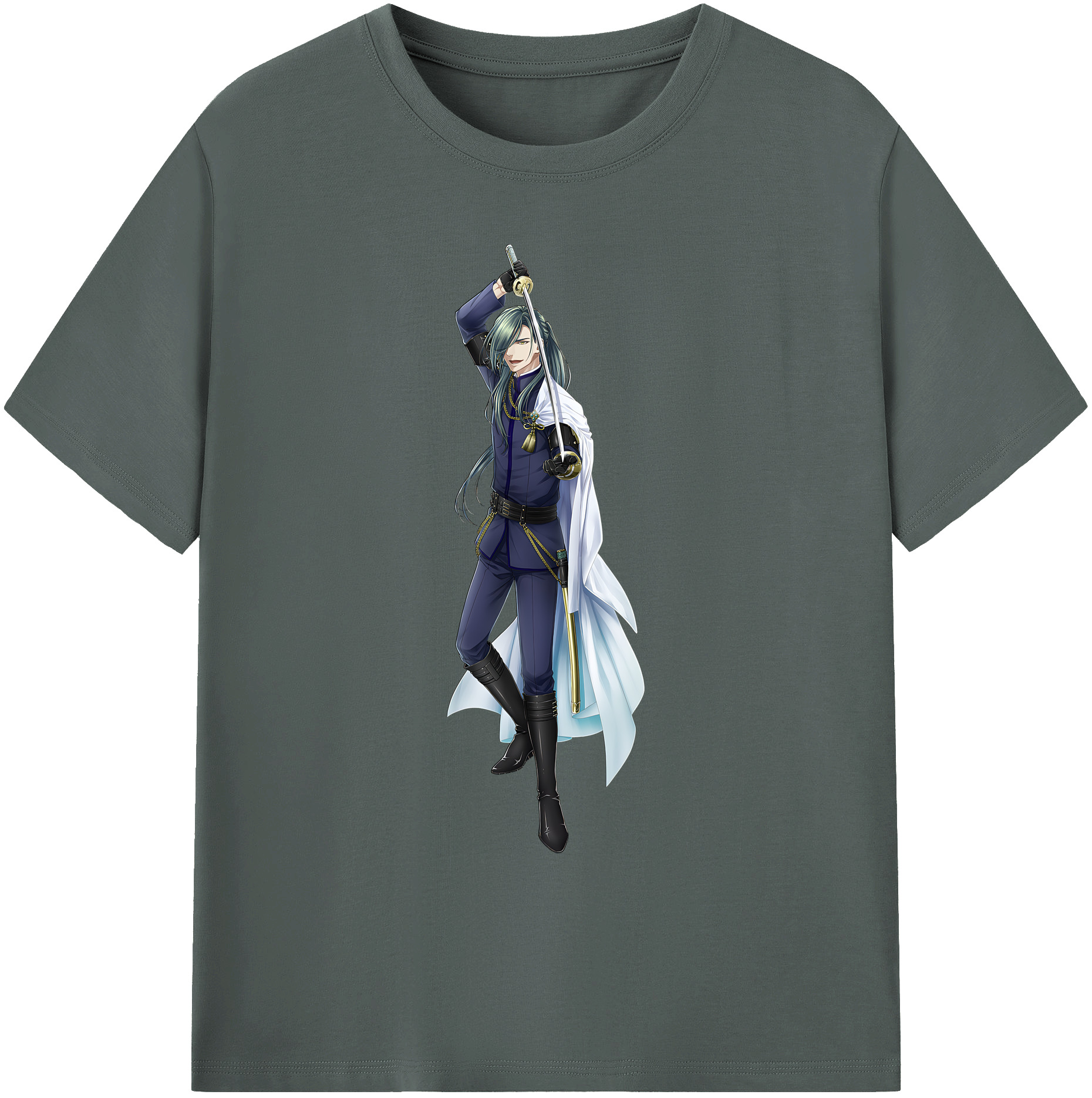 （画像用） 刀剣乱舞 Touken Ranbu 綿100％ メンズ半袖Tシャツ｜肌触りやわらか＆通気性